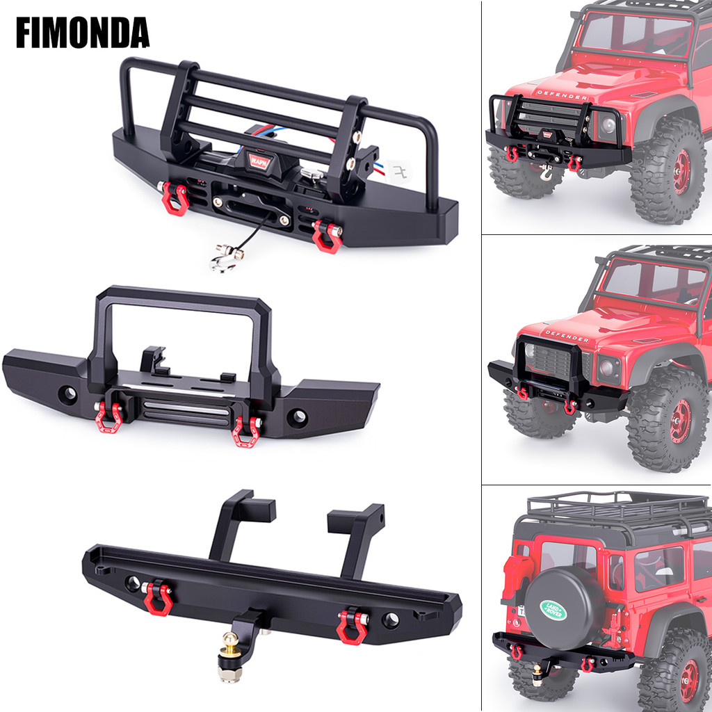 Metal Front Bumper and Rear Bumper Winch Car Shell for 1/18 Simulation ...