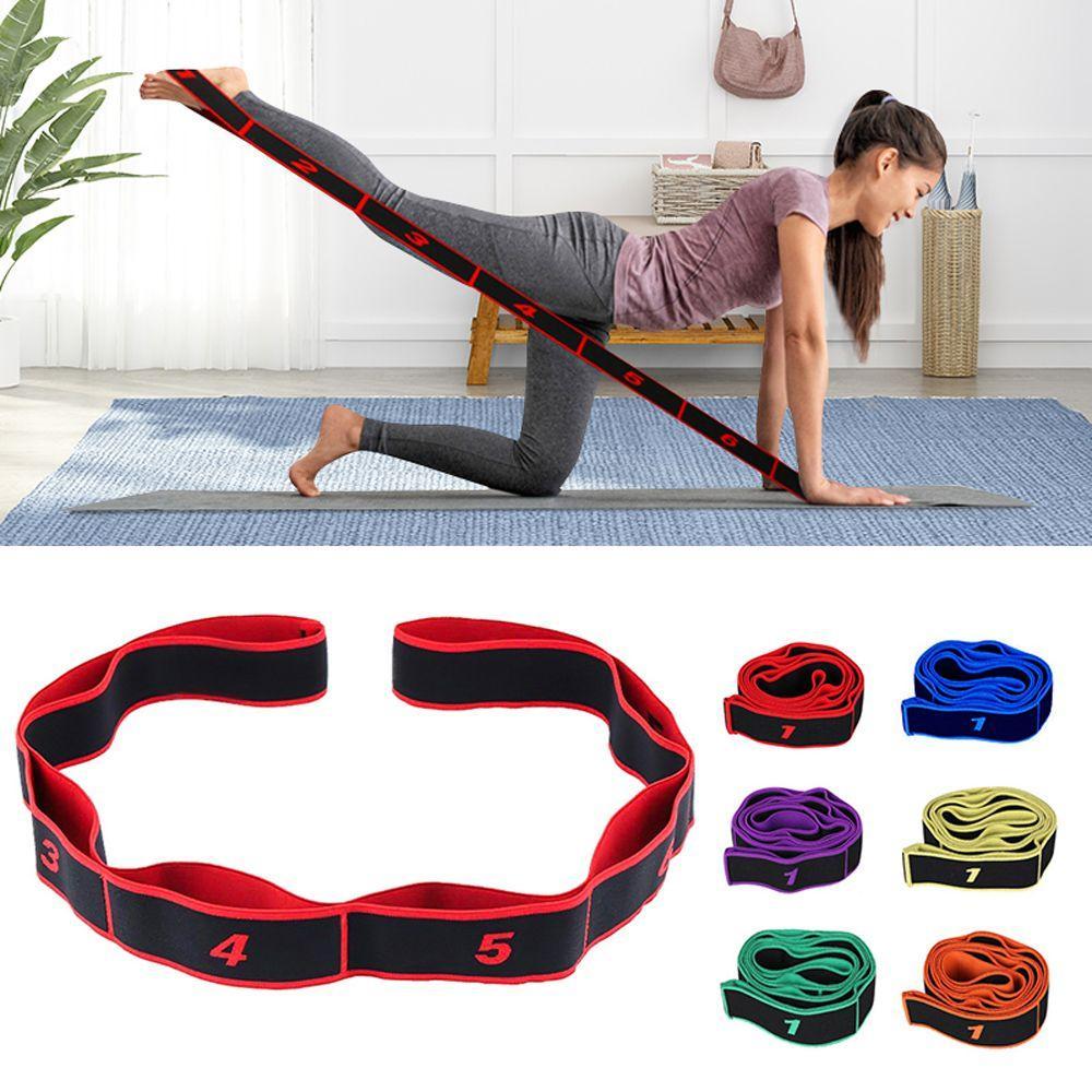 AARON1 Yoga Pull Strap Pilates Tension Band Fitness Equipment Elastic ...