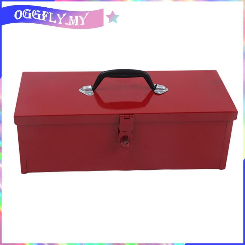 [oggfly] Metal Portable Multipurpose Red Storage Case Storage Box Heavy ...