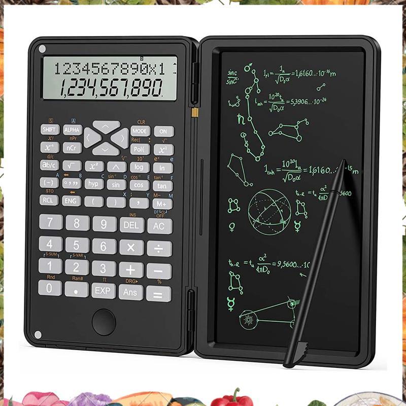 Calculator, Scientific Calculators 12-Digit Calculator Writing Tablet ...