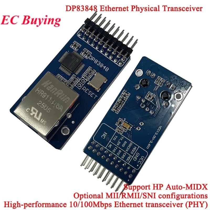Waveshare DP83848 Ethernet-Board Mit RJ45-Buchse ? Produktbild-Vorschau 5