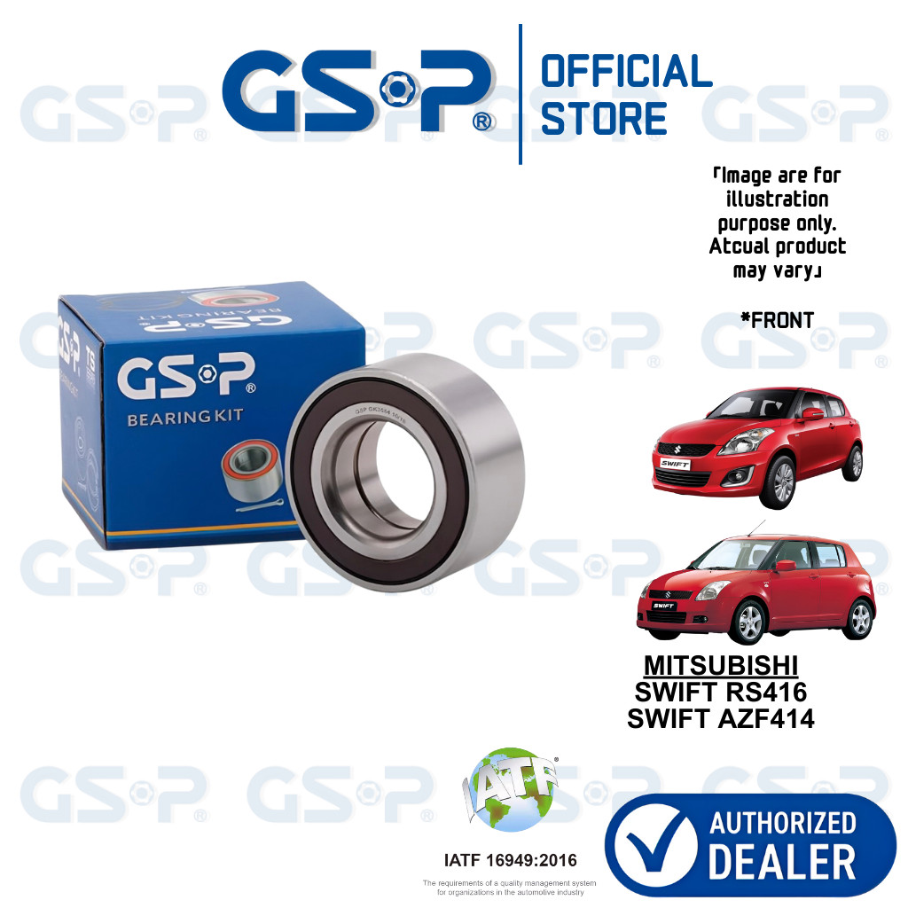 GSP FRONT WHEEL HUB BEARING FOR SUZUKI SWIFT RS416 AZF414 (AUTO/MANUAL ...