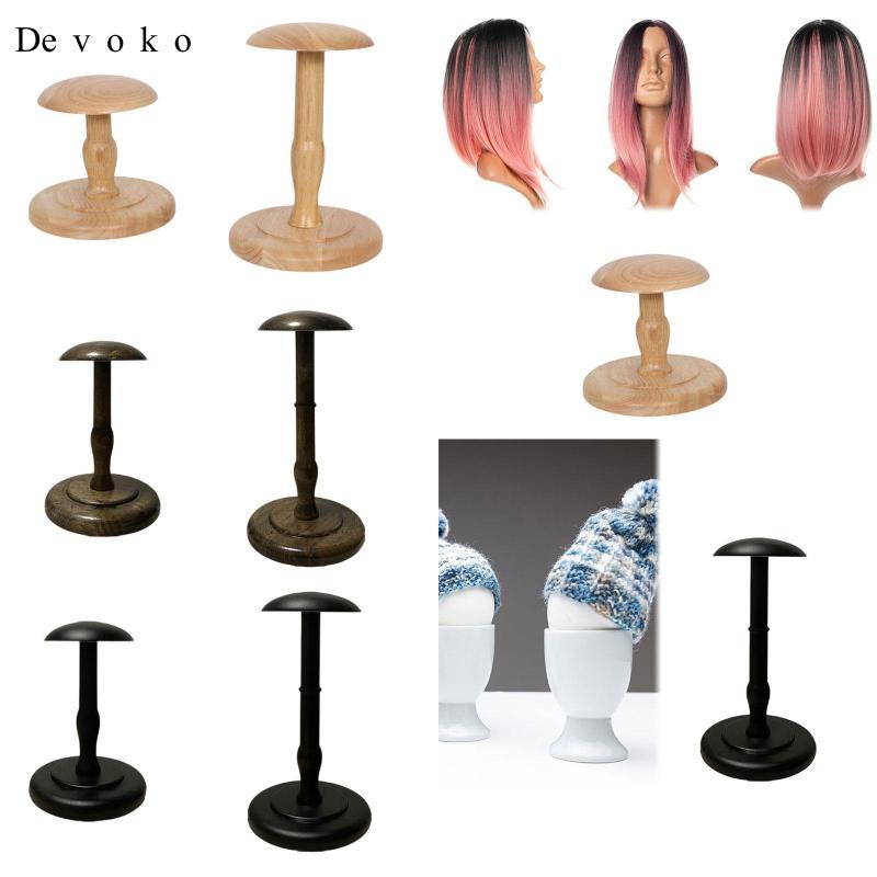 Devoko Hat Rack, Tabletop Hat Rack, Freestanding Wooden Hat Stand with ...