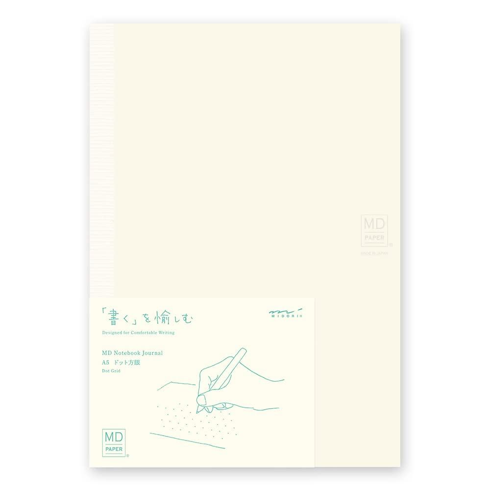 Midori DESIGNPHIL MD Notebook Journal A5 -Versatile Dot, Frame, and ...