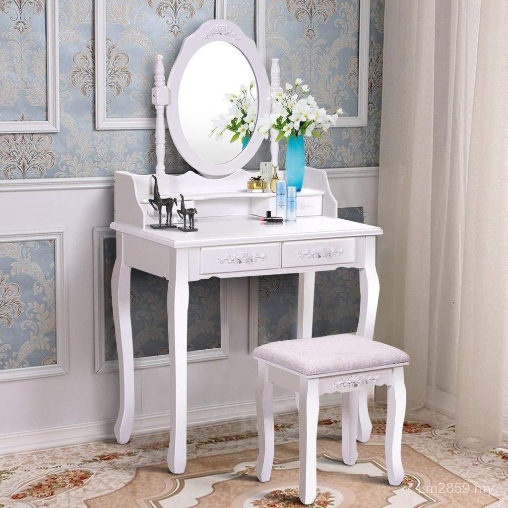 Simple Small Apartment Bedroom Modern Dressing Table Influencer ...