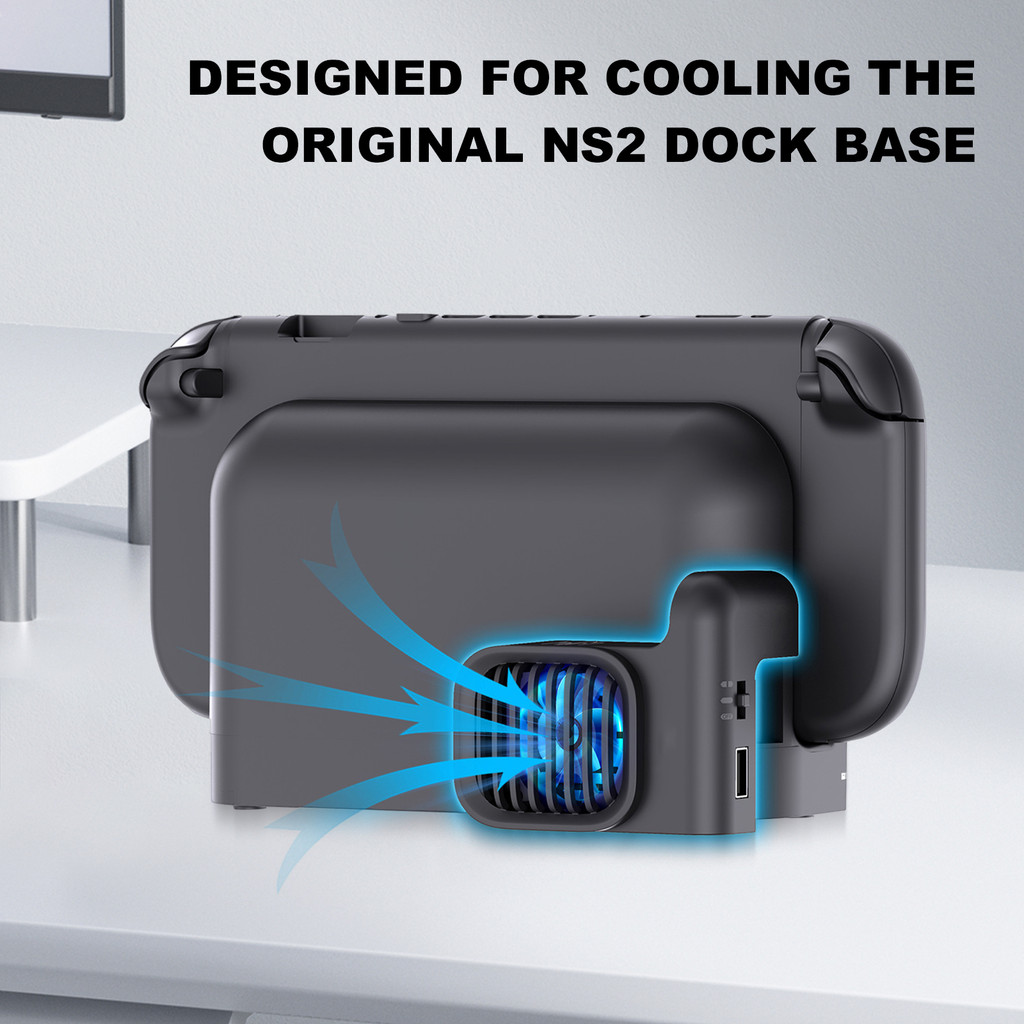 [miaon.my] Console Dock Cooler with 2-Speed Adjustment Host Heat Sink ...