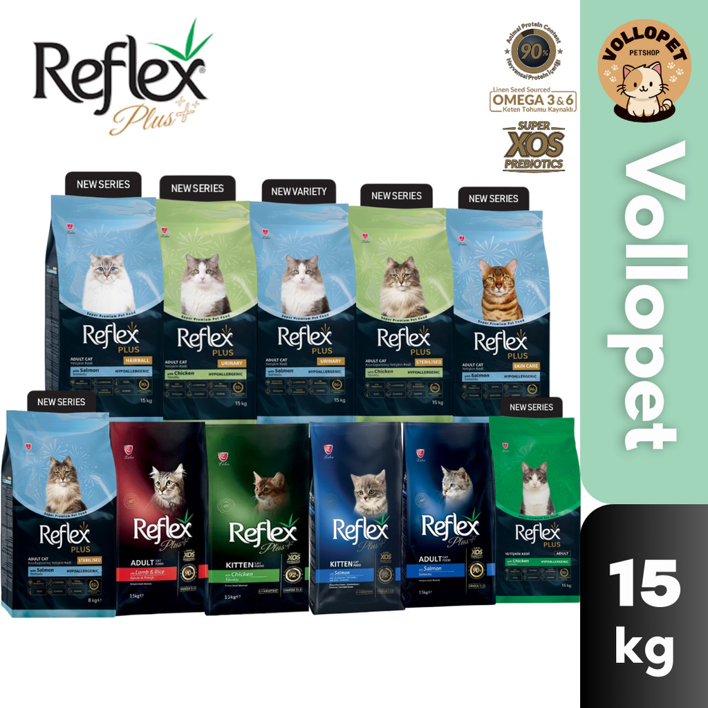 Reflex Plus Super Premium Cat Food (15KG) | Shopee Malaysia