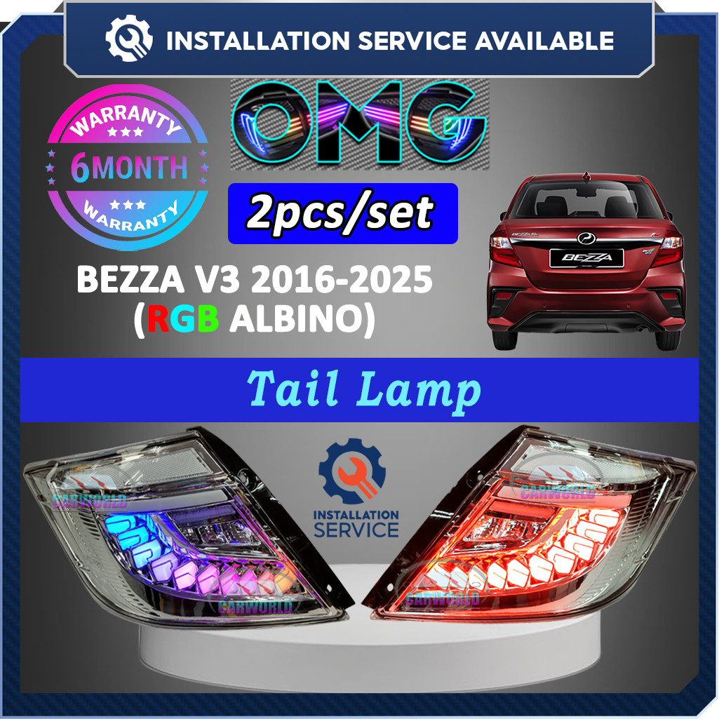[Installation Provided]Perodua Bezza 2016 - 2025 Version 3 RGB Dragon ...