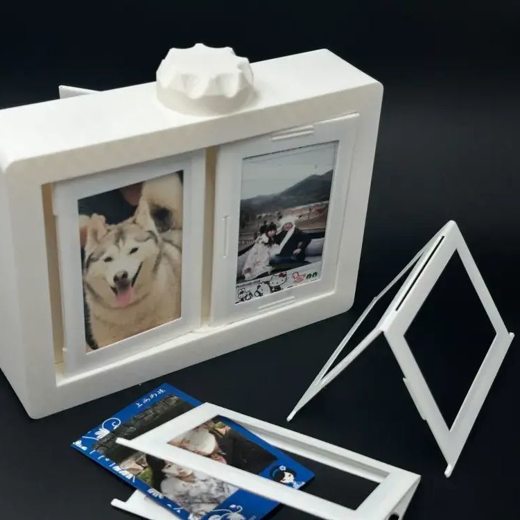 Installation-free Polaroid rotating photo frame page turning photo ...