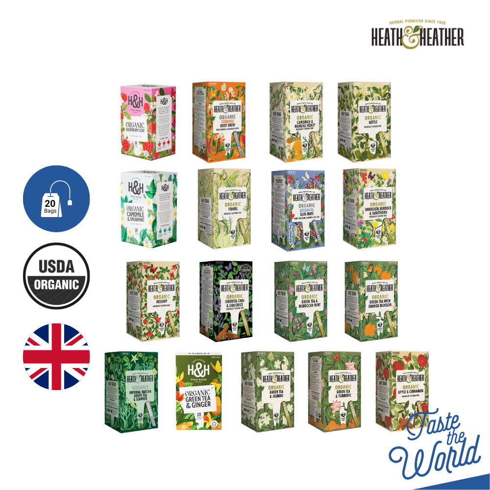 Heath & Heather Organic Tea (20 Bags) [2] | Shopee Malaysia
