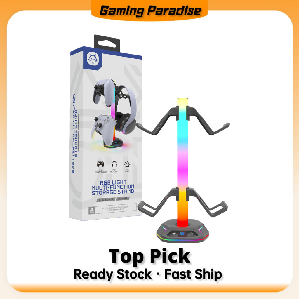 Multi-Platform Game Controller Headset Stand for PS5/PS4/Xbox/Switch ...