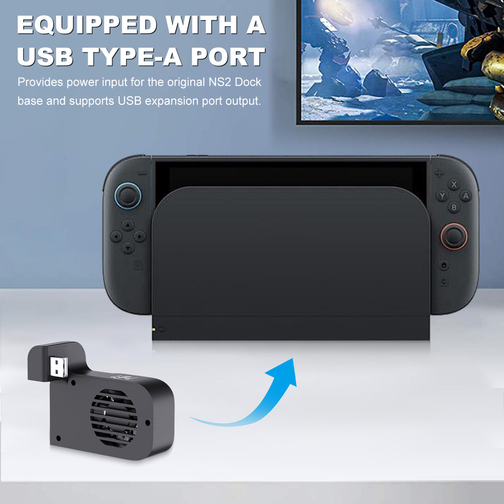 [miaon.my] Console Dock Cooler with 2-Speed Adjustment Host Heat Sink ...