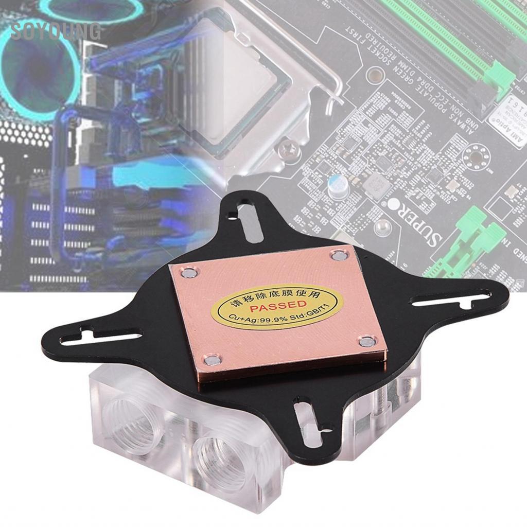 soyoung Richer-R GPU Water Block Cooling Cooler Base Computer PC ...