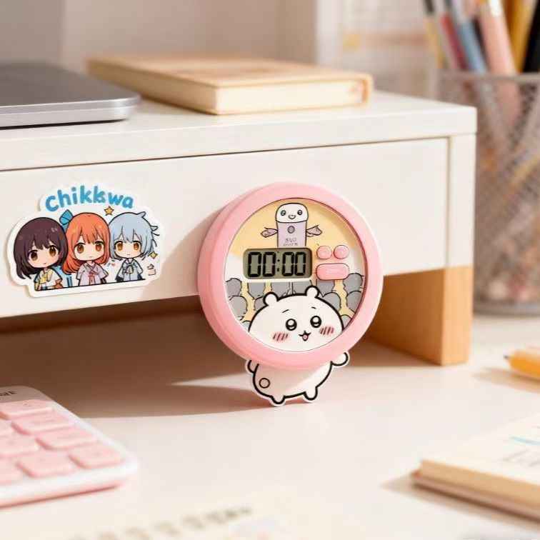 [Cartoon Timer Kitchen Timer] Swing Refrigerator Sticker Time Manager ...