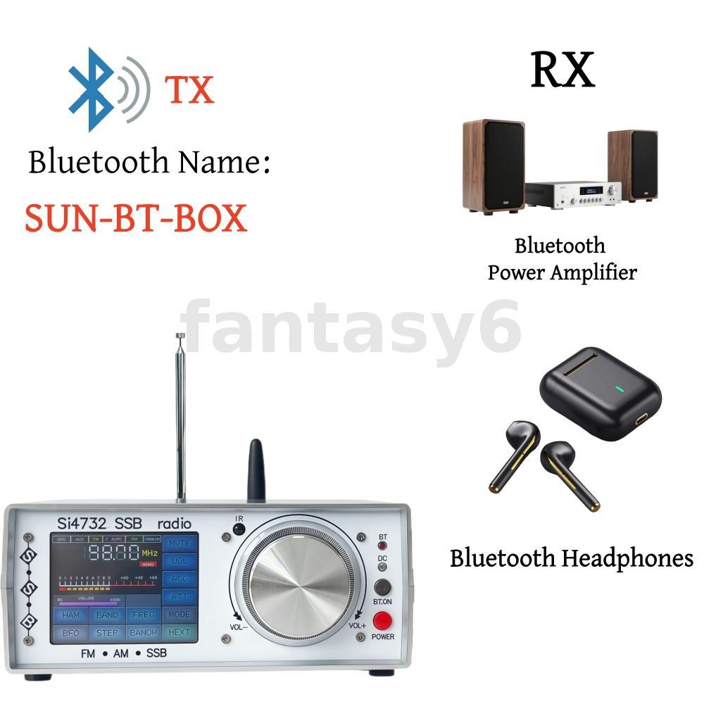 ATS-25 Full Band Radio Receiver Touch Screen Bluetooth RCA Stereo ...