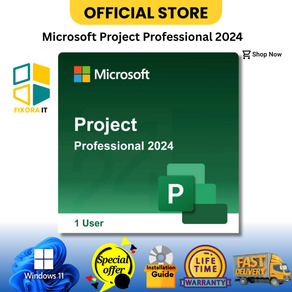 Microsoft Project Professional 2024 ESD Warranty 1122 | Shopee Malaysia