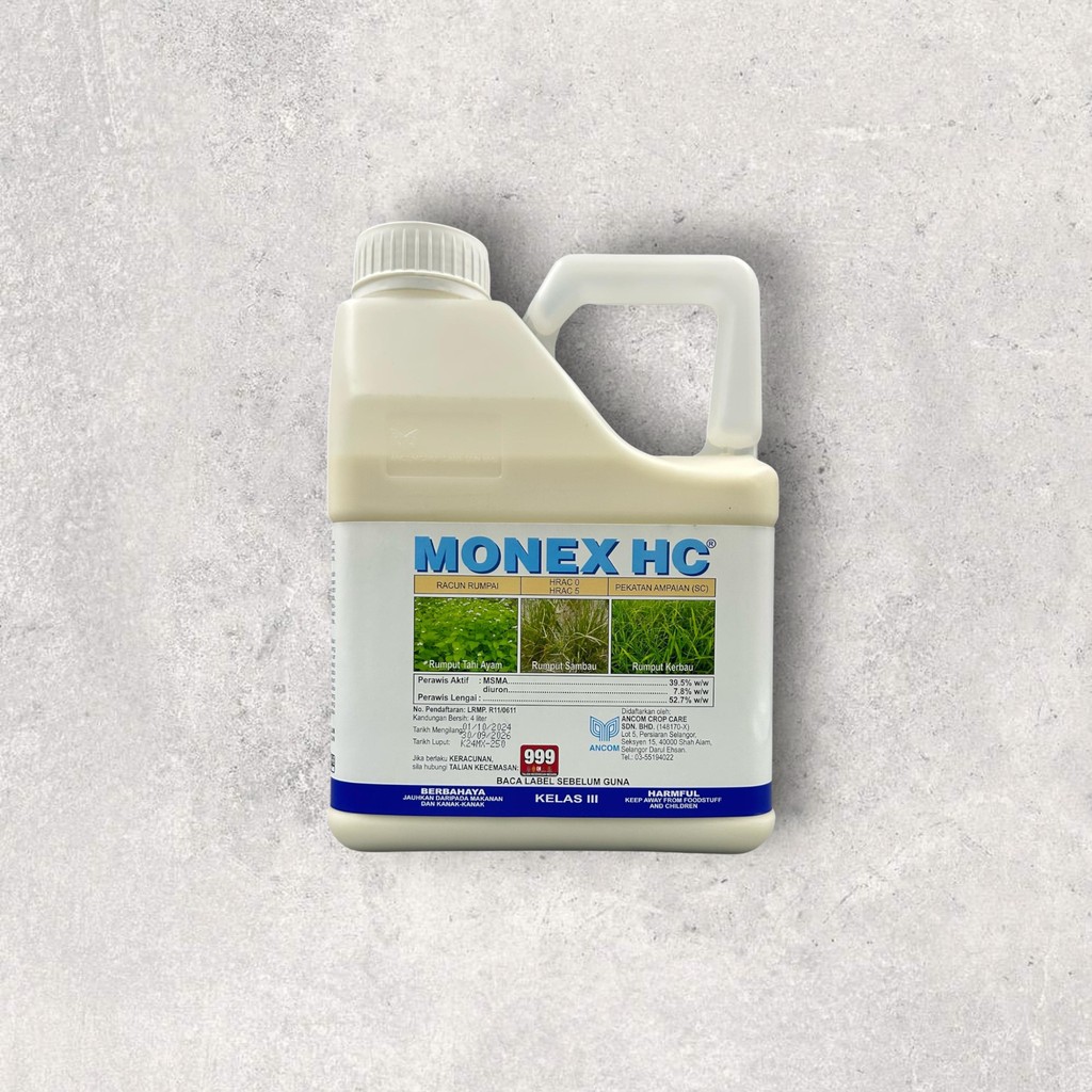 4L Ancom Monex HC 39.5% / Racun Rumput / MSMA 39.5% Diuron 7.8% ...