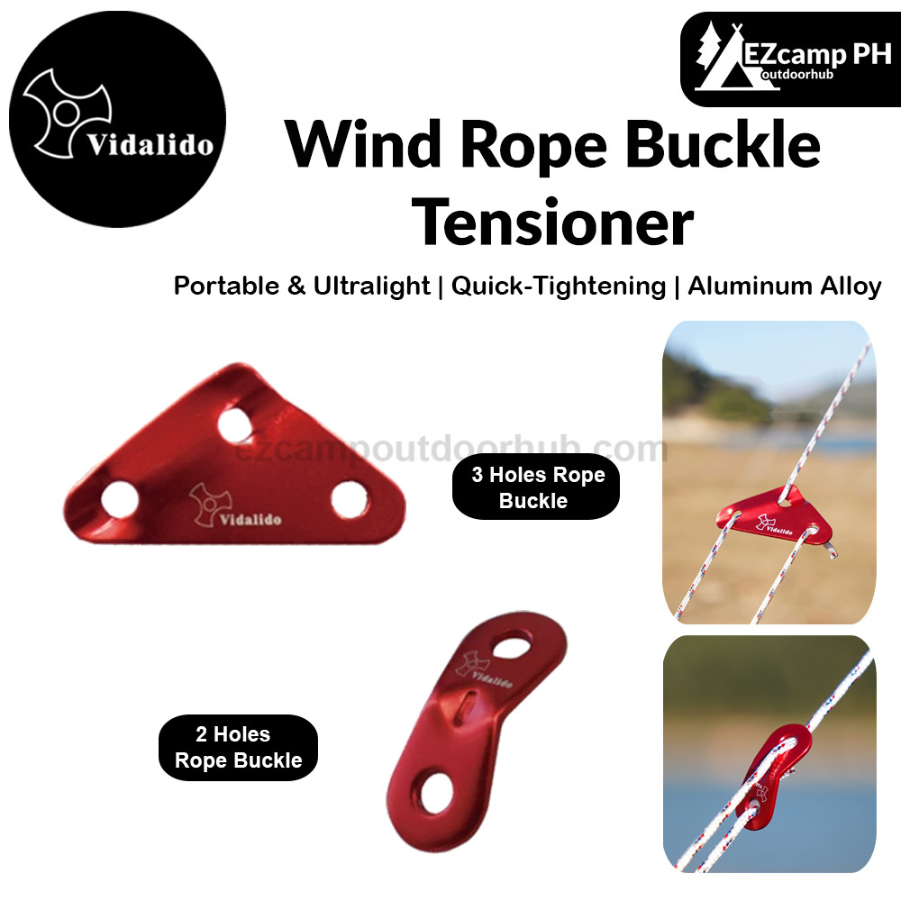 Vidalido Wind Rope Buckle Tensioner Anti-Slip Tension Adjuster Guy ...