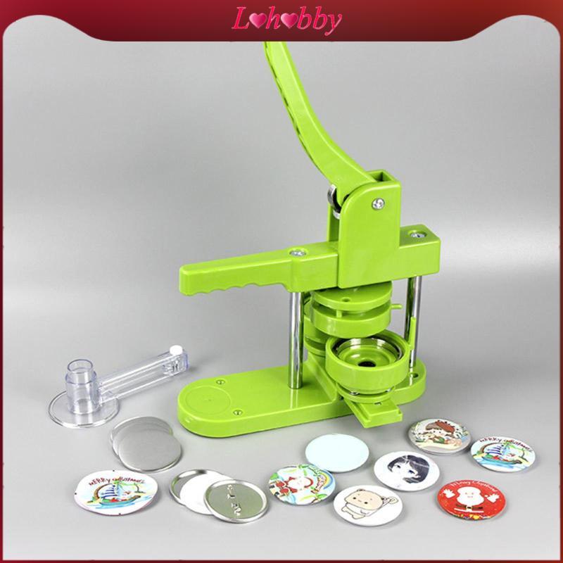 Lohobby Portable Button Maker Machine Installation-Free DIY Pin Button ...