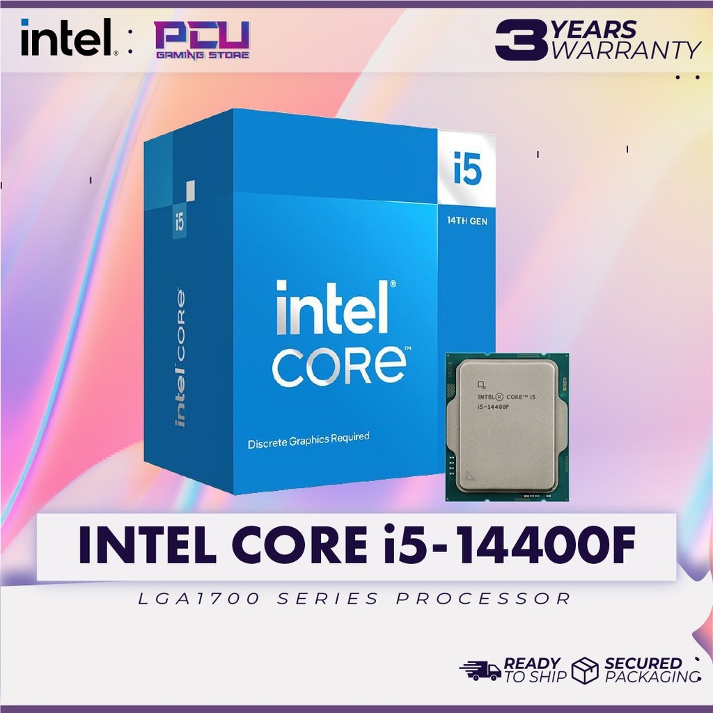 INTEL CORE I5-14400F LGA1700 PROCESSOR BOXED UNIT (3 YEARS WARRANTY ...