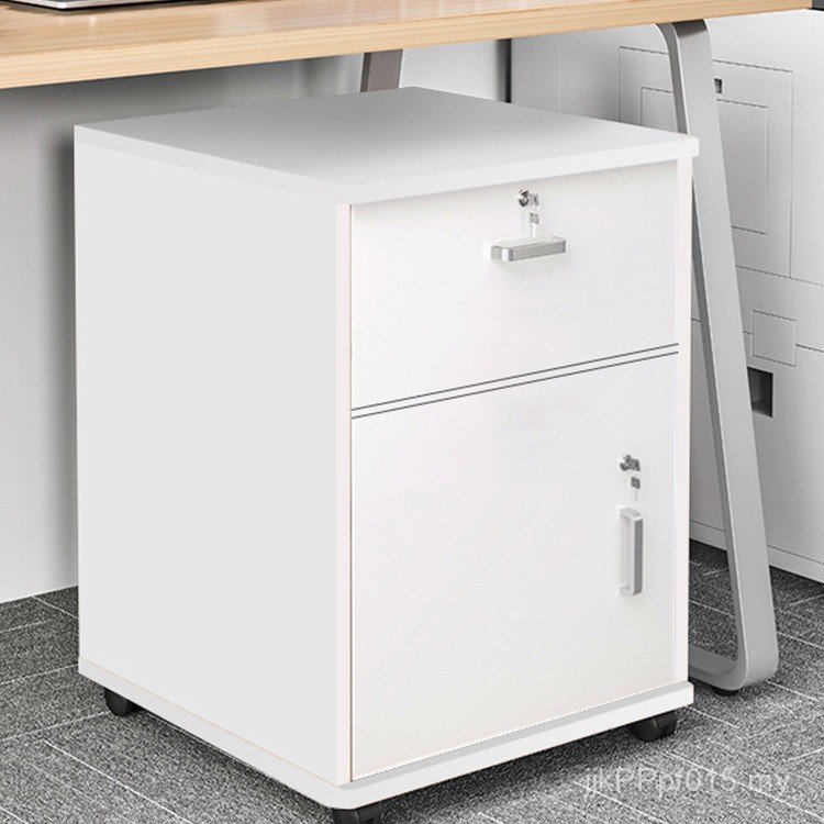 Office Wooden Under Desk Low Cabinet Removable Small Cabinet Drawer ...