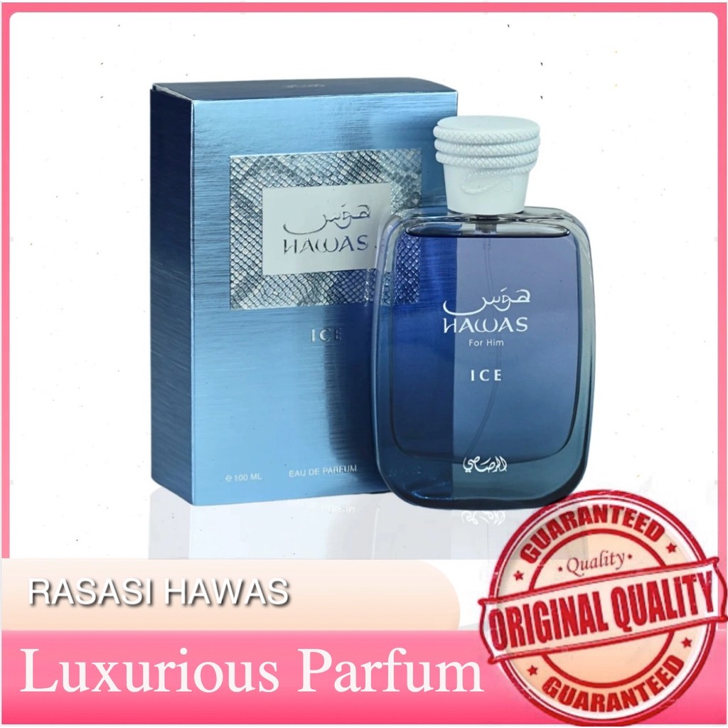 Hawas Men/ Hawas women/ Hawas Ice Hawas Fire EDP hawas elixire dp 100ml ...