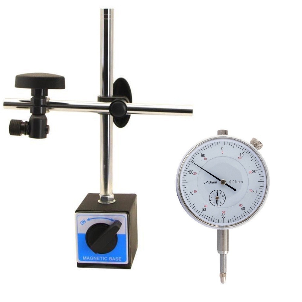 Ready Stock Dial Indicator Magnetic Base Point Inspection Dial Test 0 ...