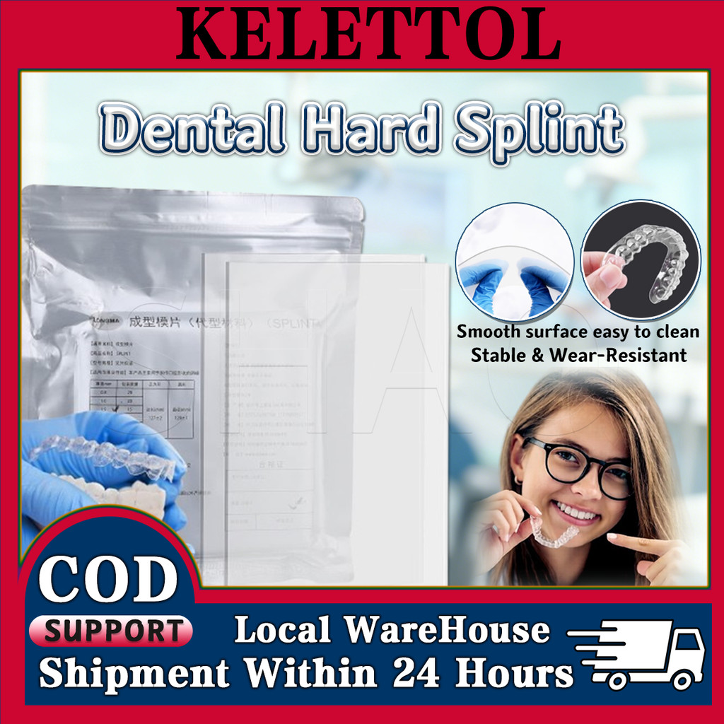 Square Thermoforming Plastic Sheets Dental Lab Orthodontic Splint ...