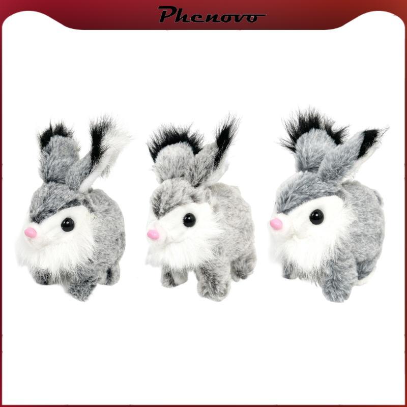 [Phenovo] Electronic Bunny Toy Hopping Rabbit Plush Interactive ...