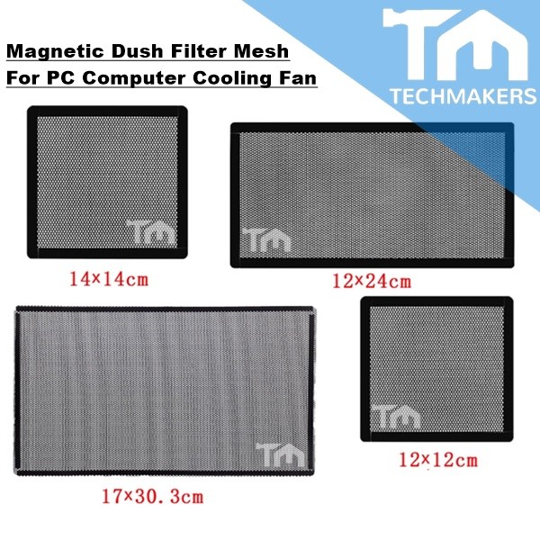 1pcs Of Magnetic Dush Filter Mesh For PC Computer Cooling Fan Techmakers