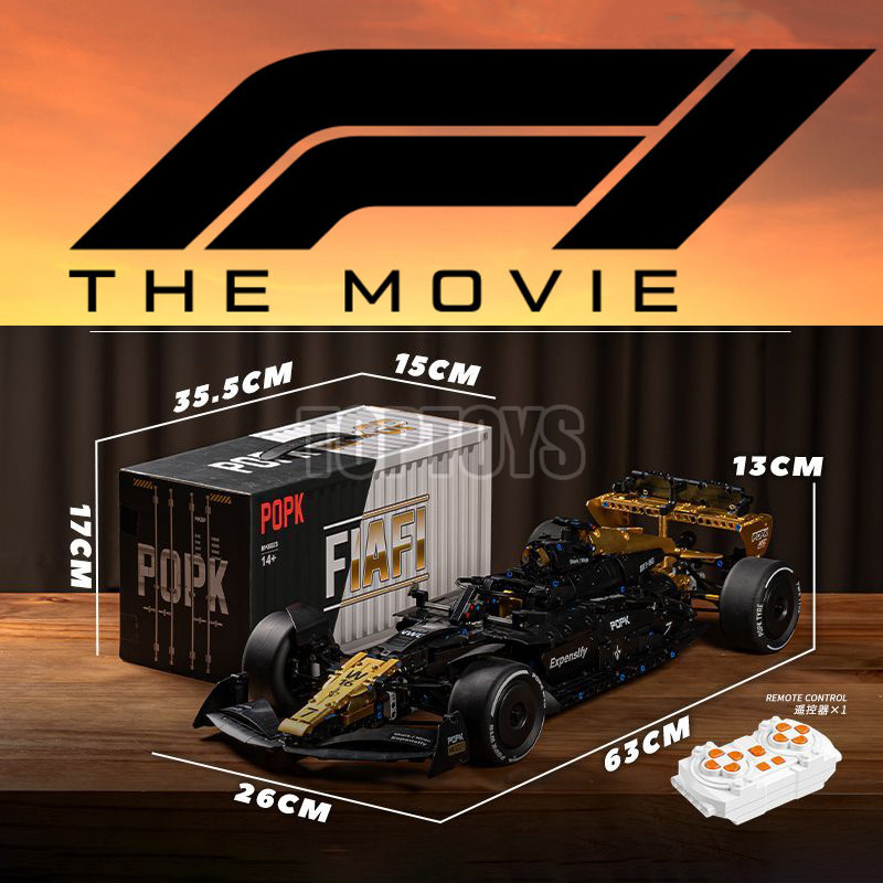F1: The Movie Apx-GP Electroplated Gold F1 Remote Control Building ...
