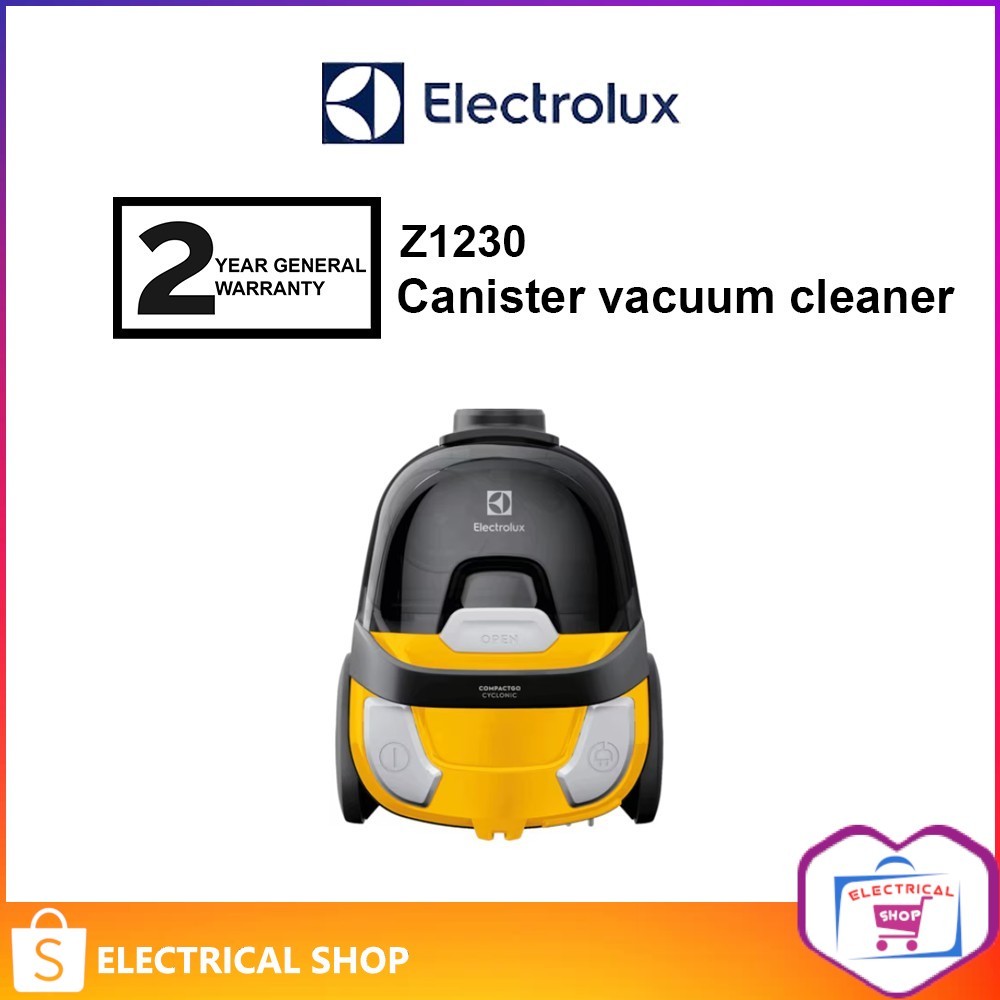 Electrolux Vacuum Cleaner Z1230 1500W Bagless (Washable HEPA) Yellow ...