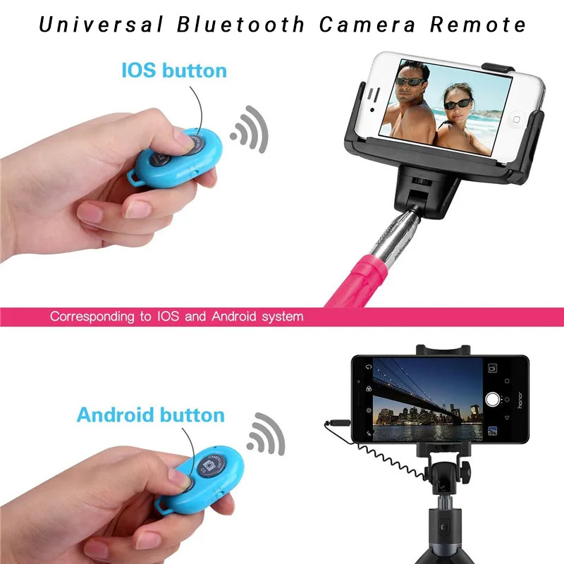 Universal Bluetooth Camera Remote - Wireless Shutter for iPhone ...