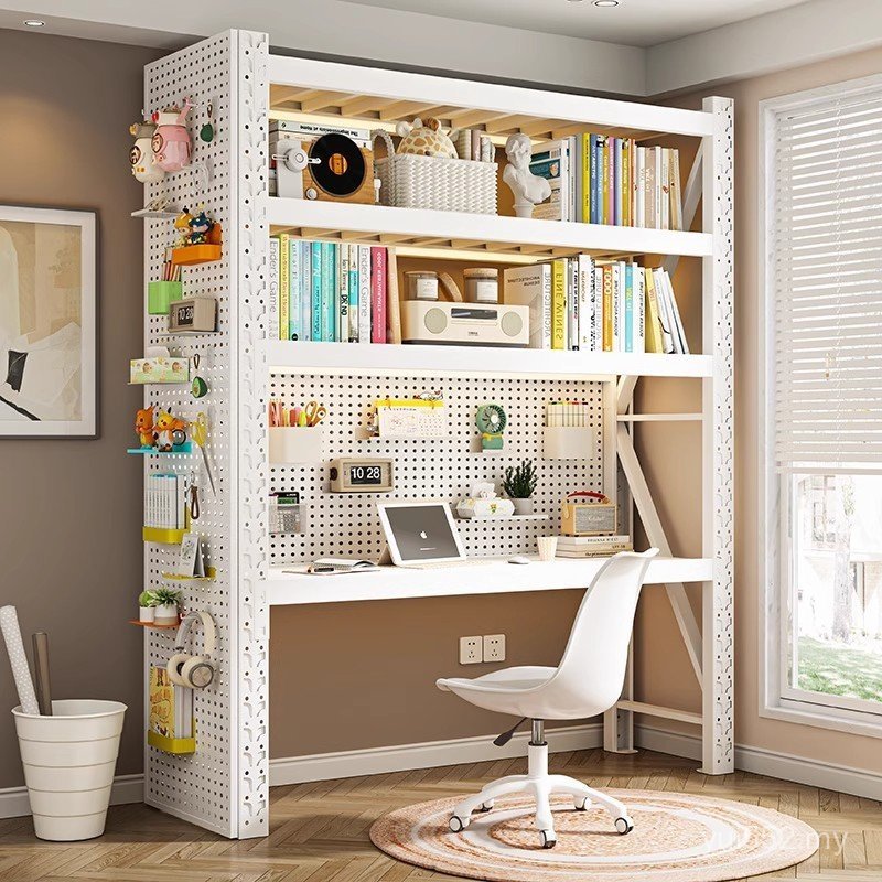 Bookshelf Table Integrated Liftable with Student Shelf Storage Rack ...