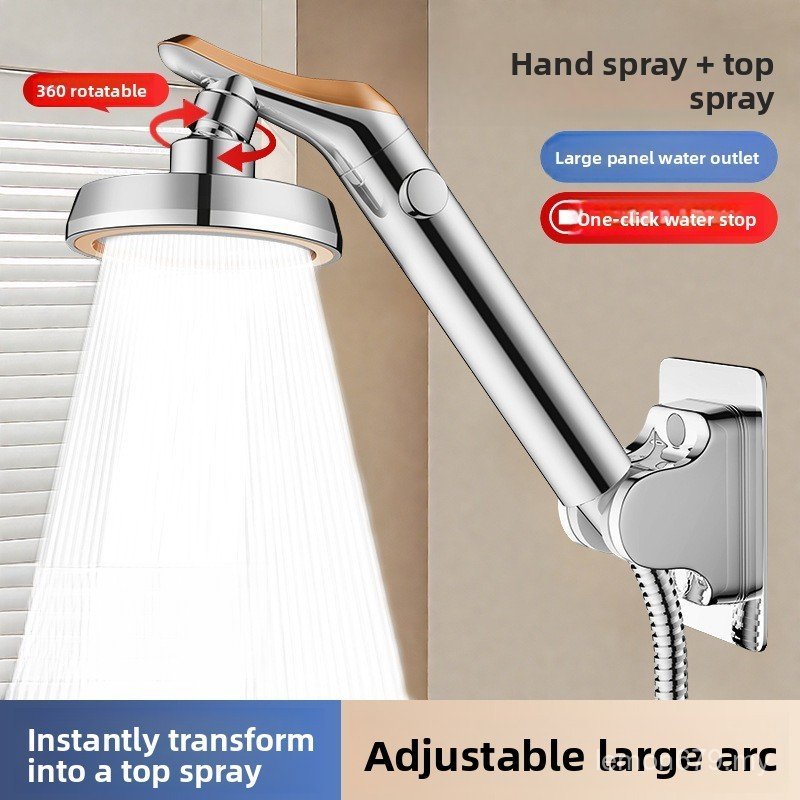 Shower Head Adjustable Rotating Elbow Bathroom Water Heater Bath ...