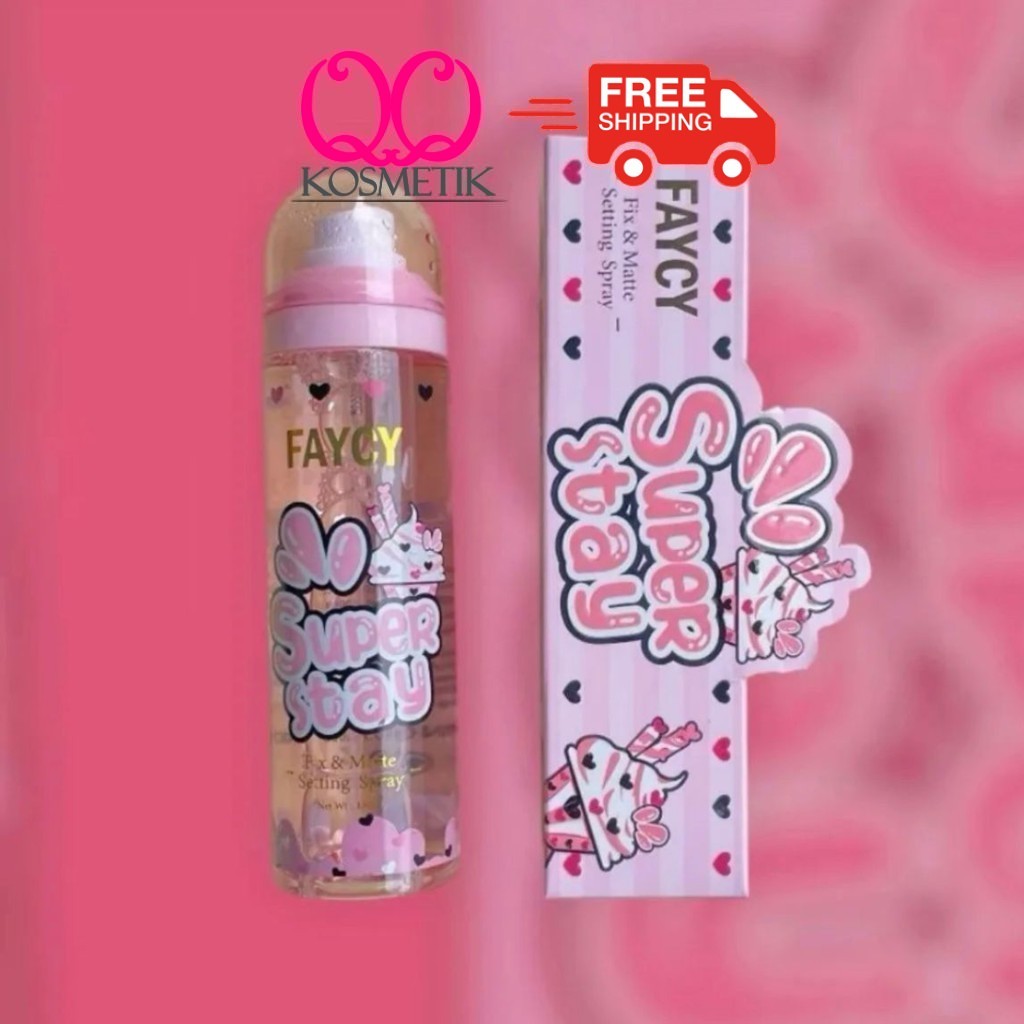 FAYCY Setting Spray MATTE 130ml Finishing Spray Super Stay Glow Dewy ...