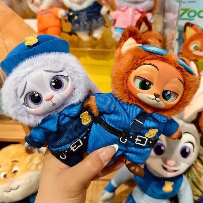 Zootopia 2 Judy Rabbit Nick Fox Mystery Box Plush Vinyl Keychain Blind ...