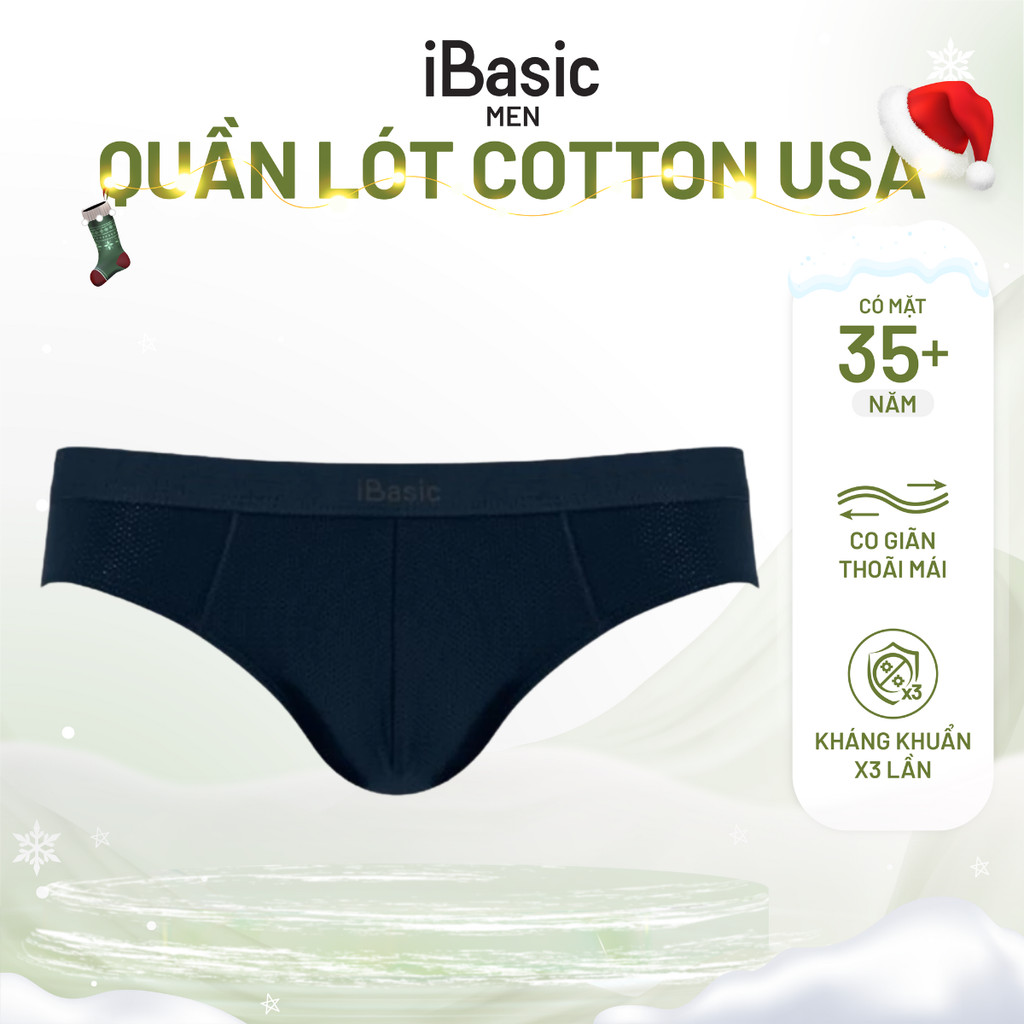 IBasic brief men's underwear with poly elastic waist IB logo PANM117 ...