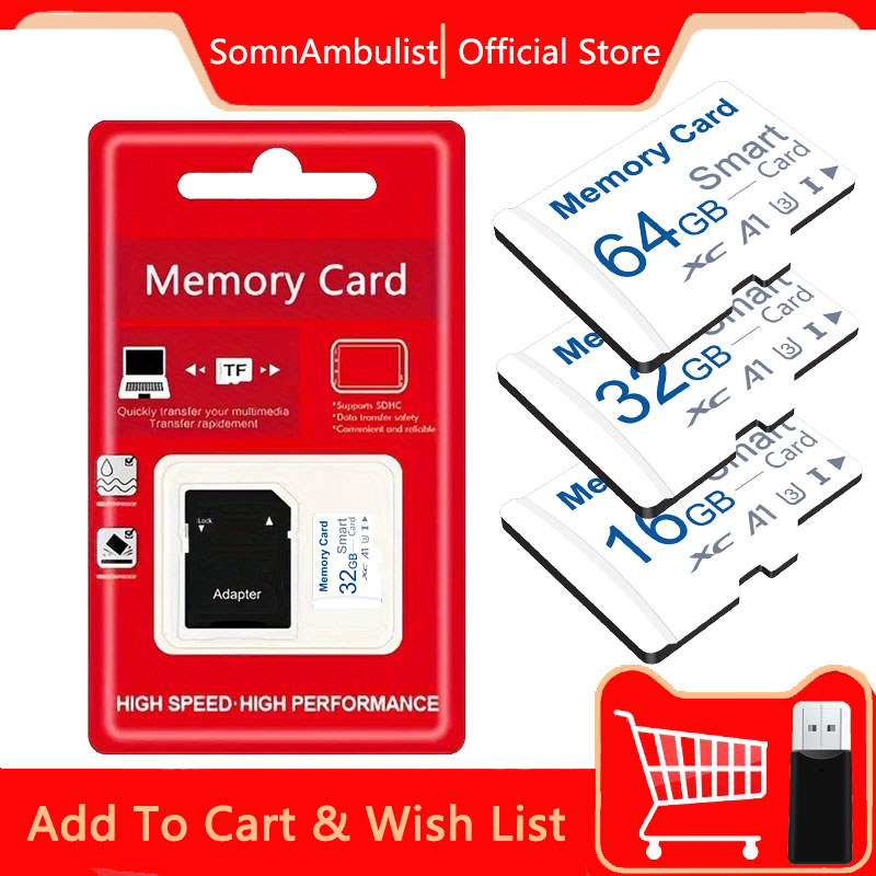 Original Miniature SD/TF Flash Memory Card 512MB, 32GB, 16GB, 8GB, 4GB ...