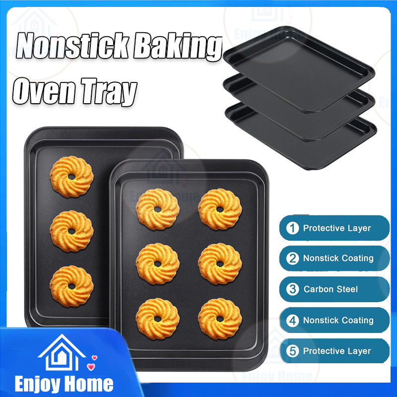 Rectangle Non-stick Baking Tray Carbon Steel Cookie Sheet Pans ...