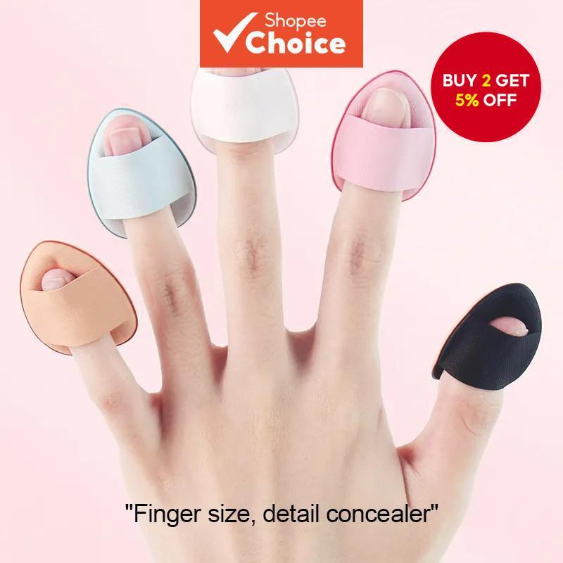 Mini Finger Powder Puff Makeup Sponge 5/10Pcs,Concealer Foundation ...