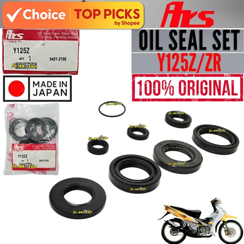 Y125ZR Y125Z Y125 125Z 125 OIL SEAL SET OVERHAUL BUSH GETAH ENGINE ...