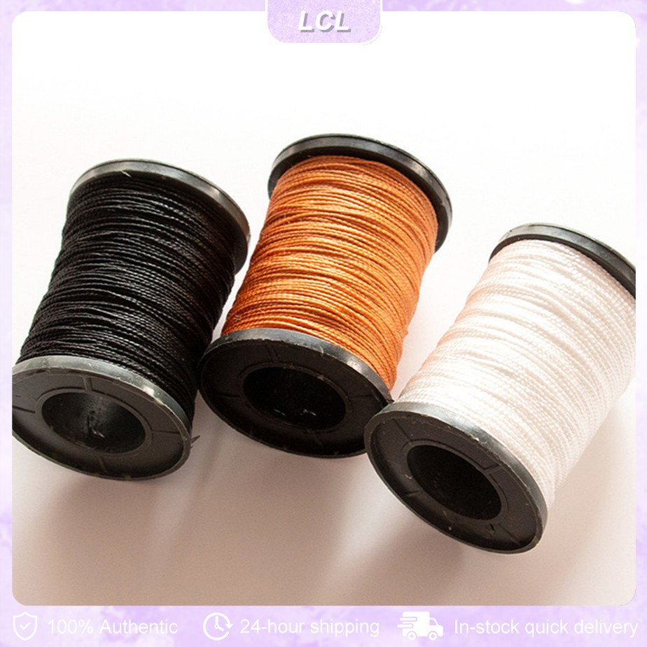 50M Nylon Thread Leather Waxed Cord Hand Stitching Kite string Shoe ...