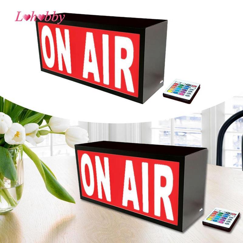 [Lohobby] Light Box Sign Recording Sign LED Lights Wall Decor Remote ...