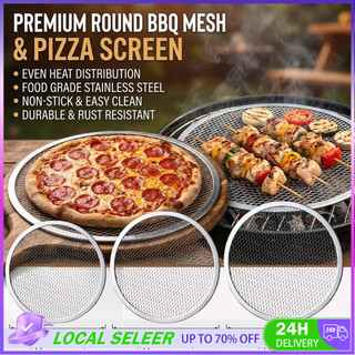 Multi-sizes Pizza Mesh Pan Stainless Steel Pizza Baking Tray 26cm/30cm ...