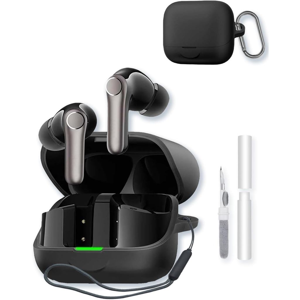 Case for EarFun Air Pro 4+ Earbuds,Soft Protective, Silicone Case Cover ...