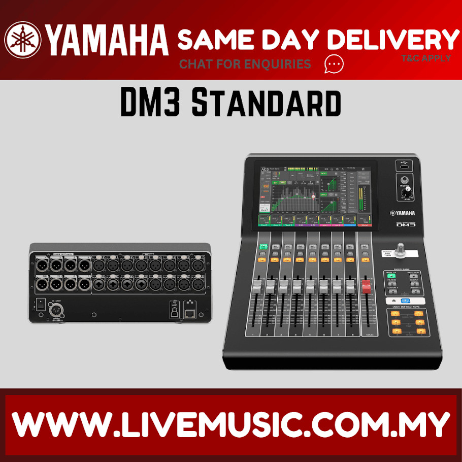 YAMAHA DM3 STANDARD 22 Channel Digital Mixing Console ( DM-3 STANDARD ...