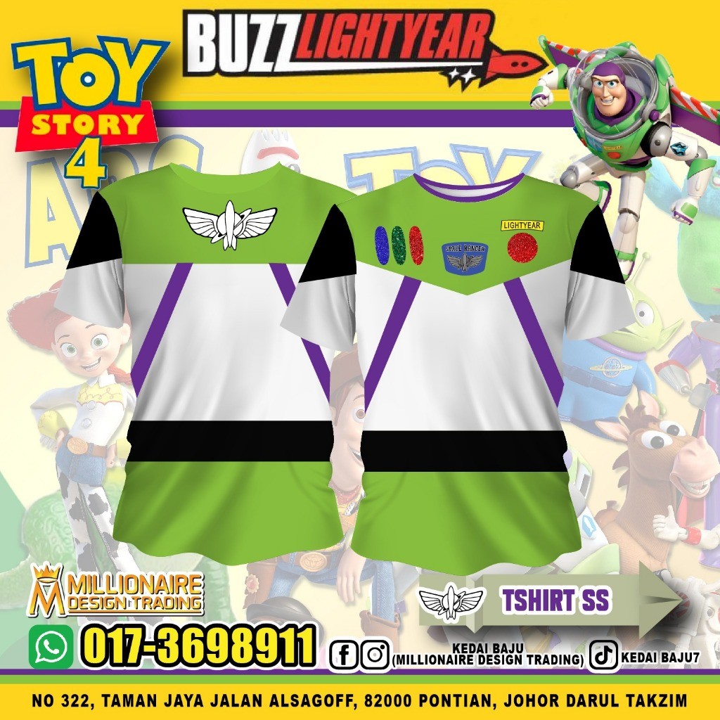 ASTORA Buzz Lightyear Costume Toy Story Cosplay Outfit Kid Adult ...