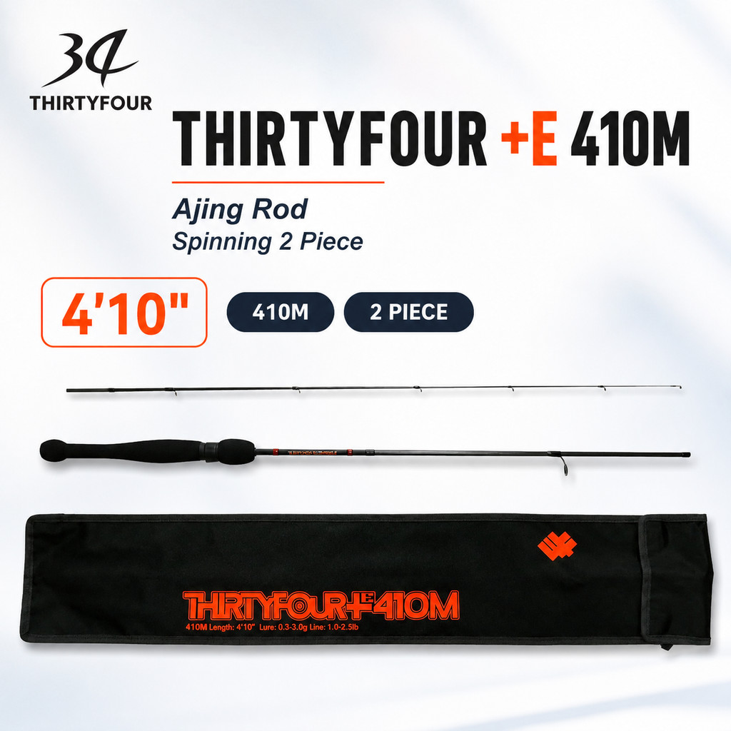 34 THIRTY FOUR＋E 410M 34 ThirtyFour Ajing Rod THIRTYFOUR +E 410M