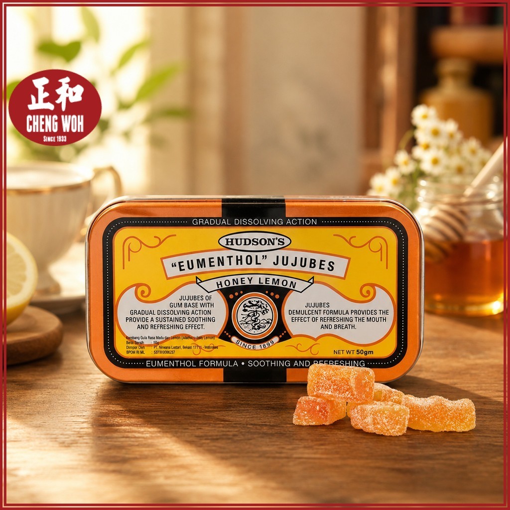 Hudson's Eumenthol Jujubes Honey Lemon - Tin | Shopee Malaysia